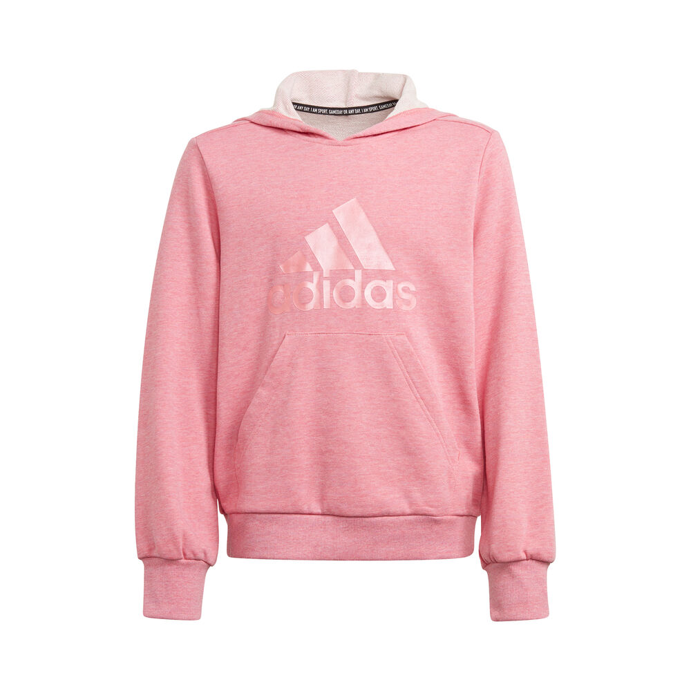 adidas Badge Of Sport Sweat à Capuche Filles - Rosé, Blanc