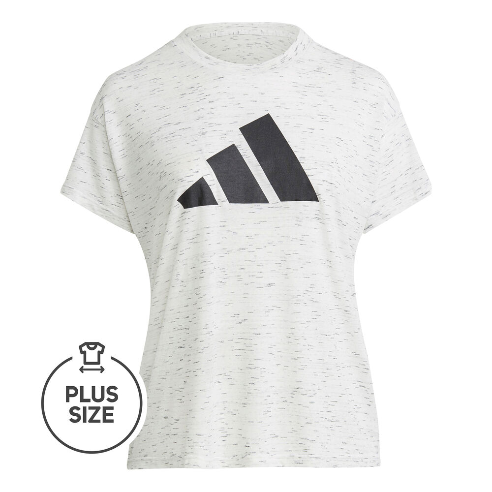 adidas Winner 2.0 Plus Size T-shirt Femmes - Crème , Noir