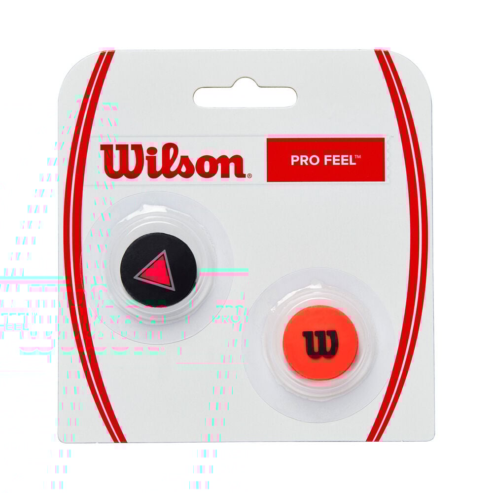 Wilson Pro Feel Clash Antivibrateur Pack De 2 Unités - Noir , Rouge