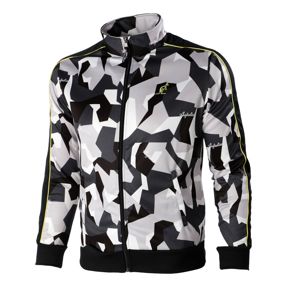 Australian Camo Printed Veste De Survêtement Hommes - Noir , Gris
