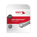 MSV MSV Focus-HEX Cordage En Garniture 12m-Argent