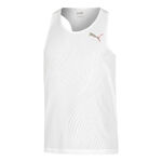 V&ecirc;tements Puma Puma Ultraspun Singlet Maillot De Course Hommes-Blanc