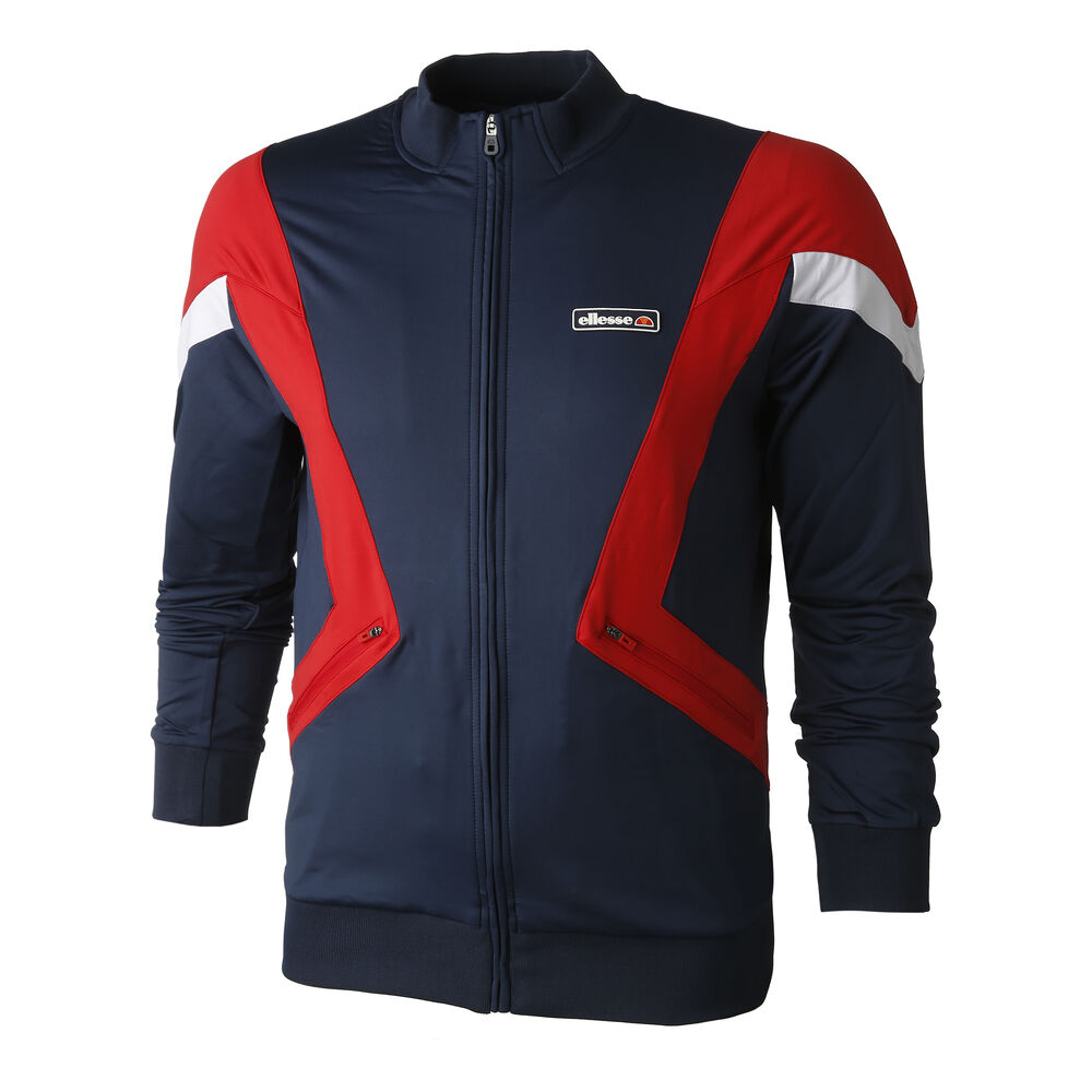 Ellesse Winsted Veste De Survêtement Hommes - Bleu Foncé , Rouge