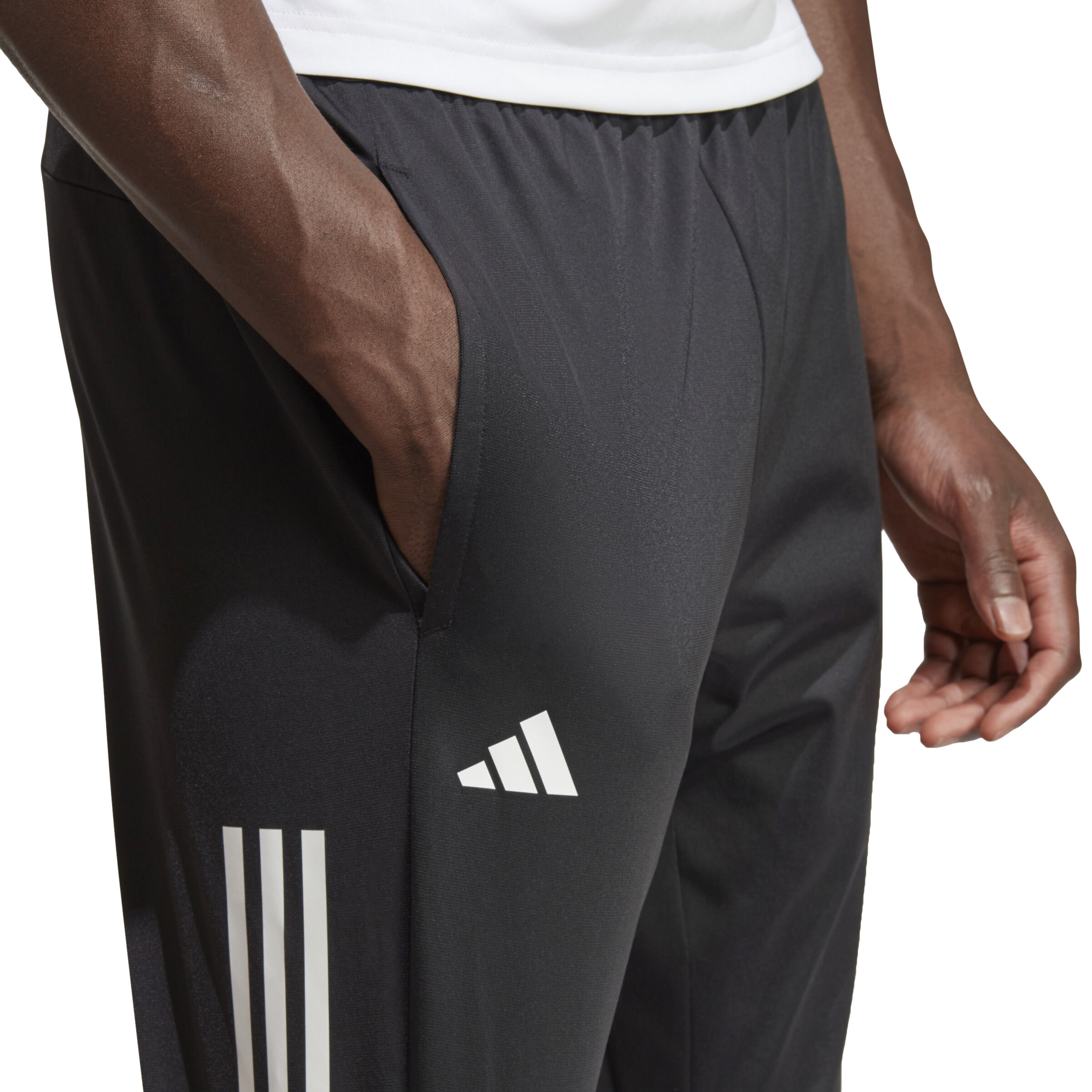 Mens adidas 3 stripe pants sales