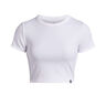 Rival Rib Baby T-shirt Femmes-Blanc