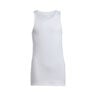 Club Débardeur Tank Top Filles-Blanc