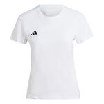 V&ecirc;tements adidas adidas Adizero Essential Maillot De Course Femmes-Blanc