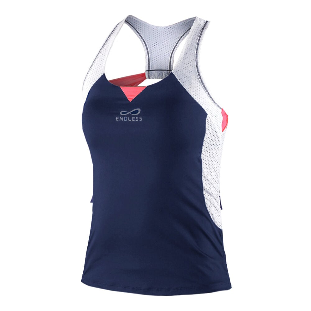 Endless Starlett Débardeur Tank Top Femmes - Bleu Foncé , Blanc
