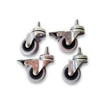 &Eacute;quipement technique Gamma Gamma Rollen Set F&uuml;r Standard Tr&eacute;pied-Argent,Noir