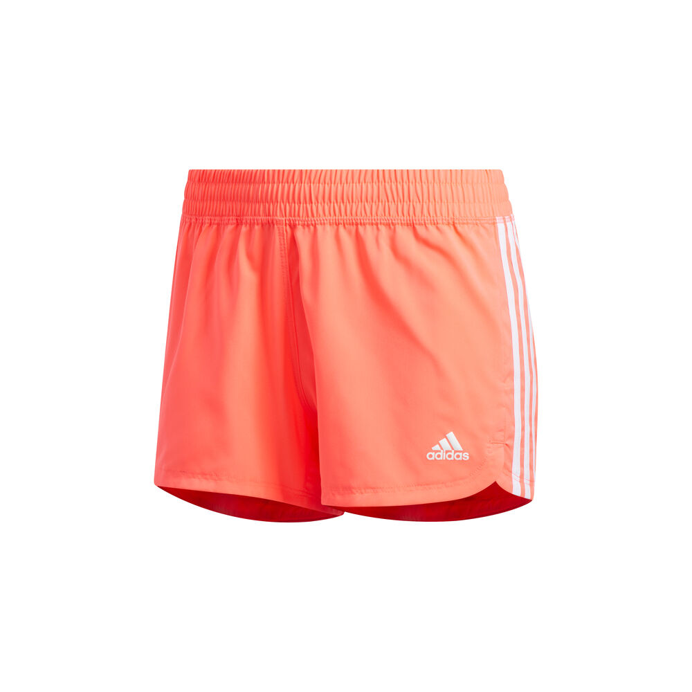 adidas Pacer 3-Stripes Woven Shorts Femmes - Rosé, Blanc