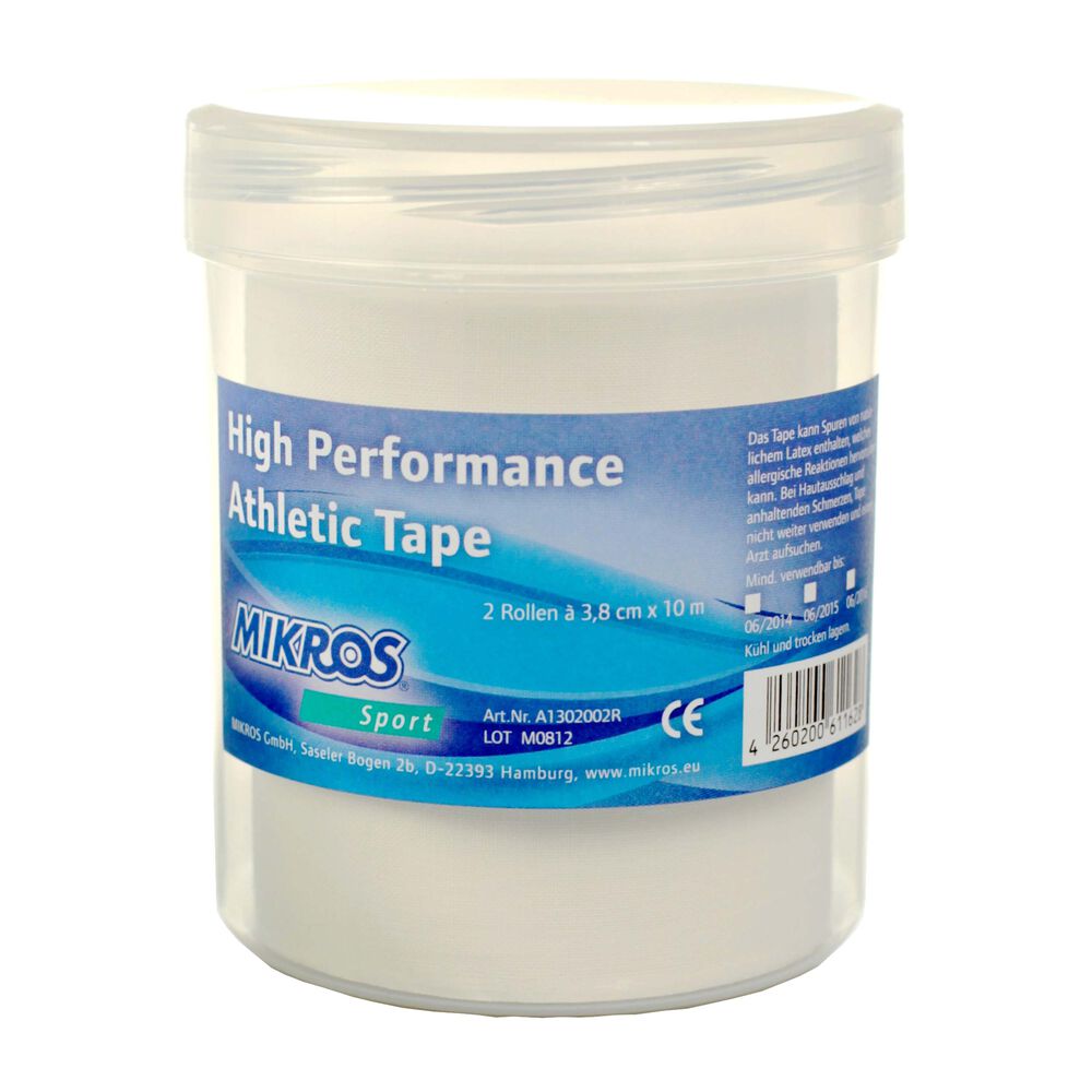 Mikros High Performance Tape 2 Bobines Box - Blanc