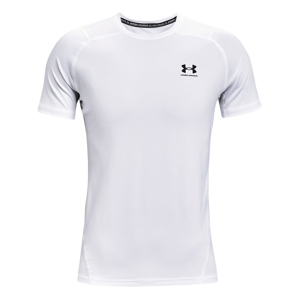 Under Armour Heatgear Fitted T-shirt Hommes - Blanc