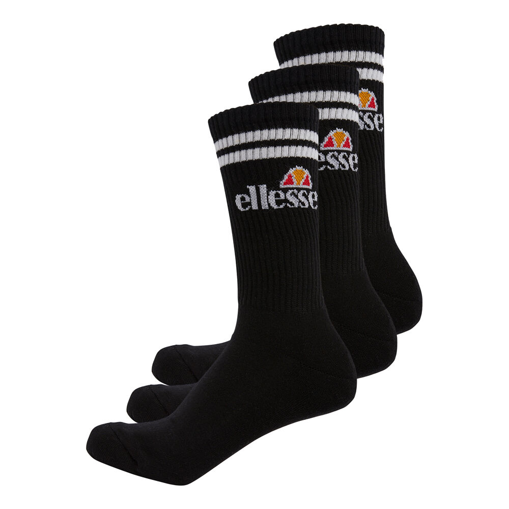 Ellesse Pullo Chaussettes De Tennis Pack De 3 - Noir , Blanc