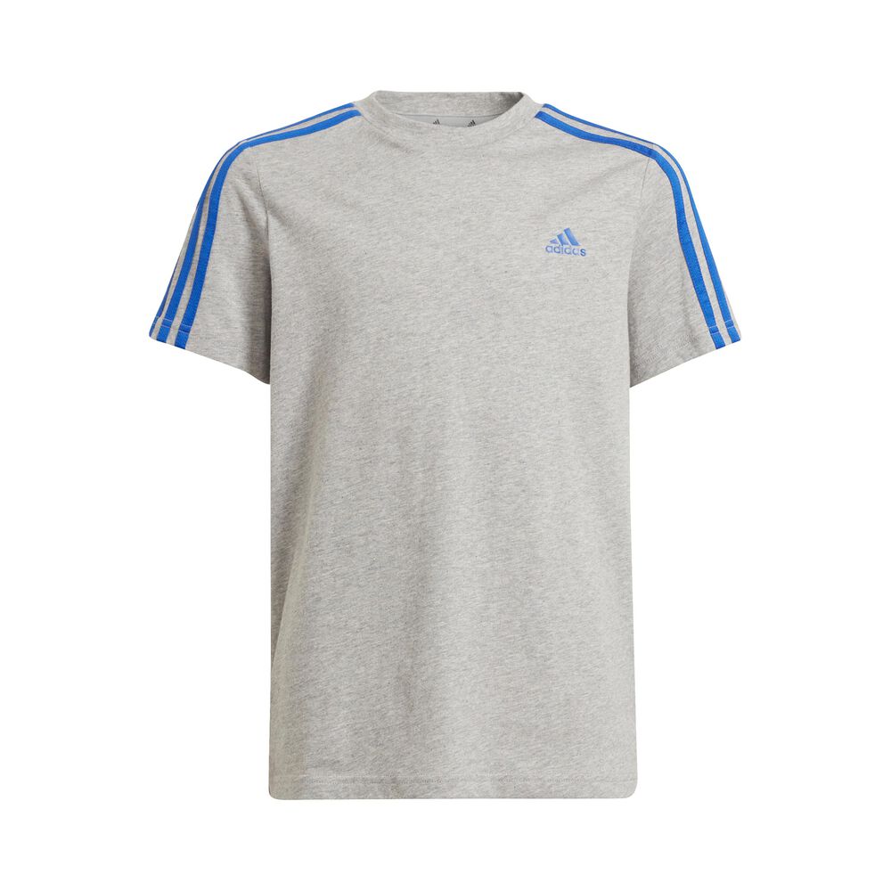 adidas 3-Stripes T-shirt Enfants - Gris , Bleu