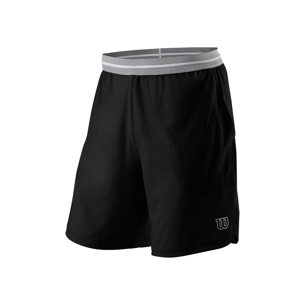 Wilson Power 8in Shorts Hommes - Noir , Blanc