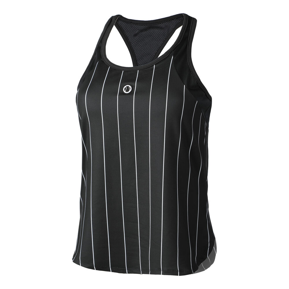 Tennis-Point Stripes Débardeur Tank Top Edition Spéciale Femmes - Noir , Blanc