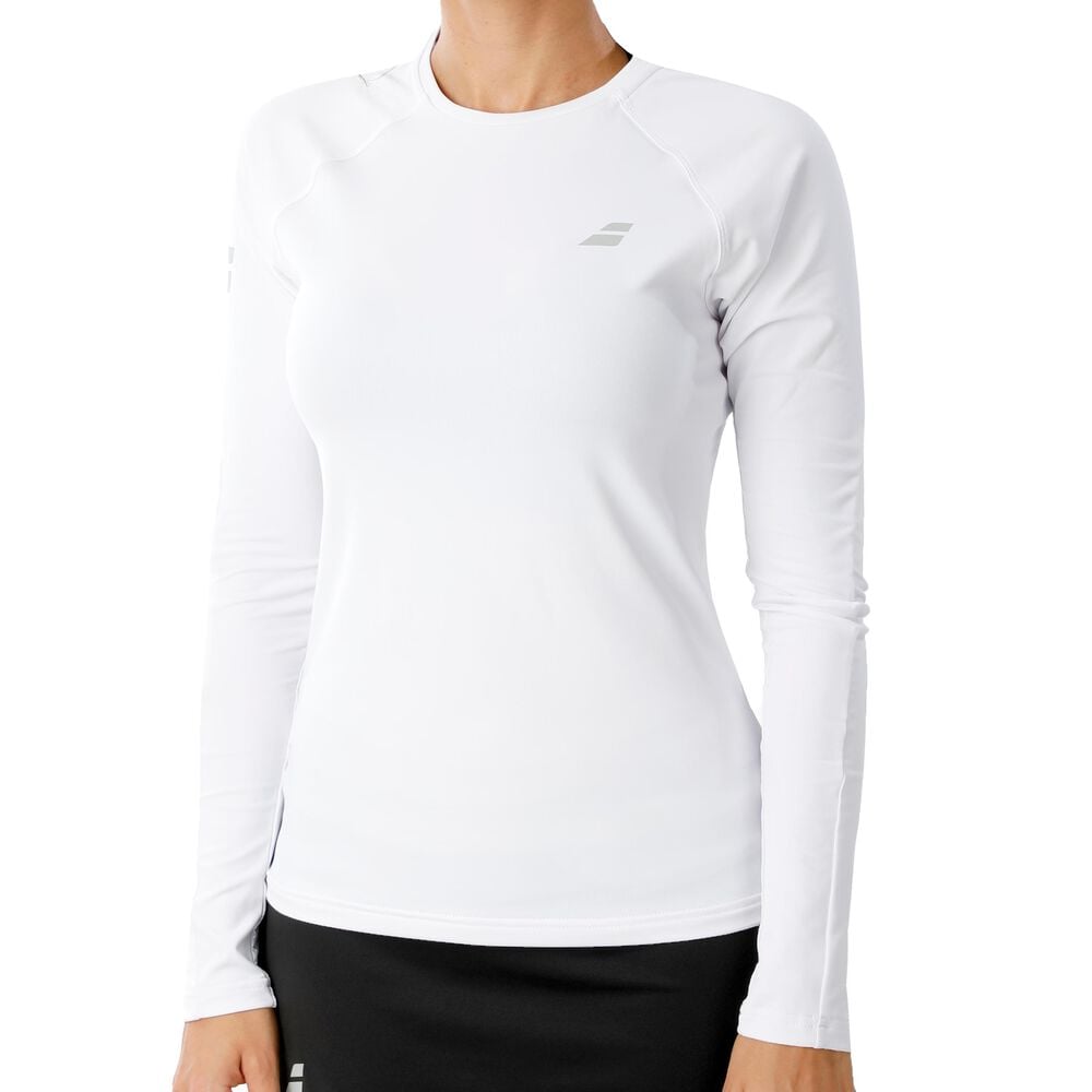 Babolat Play Haut Manches Longues Femmes - Blanc , Gris