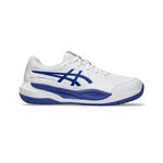 Chaussures de tennis ASICS ASICS Gel-Resolution X Chaussures Toutes Surfaces Enfants-Blanc,Bleu Fonc&eacute;