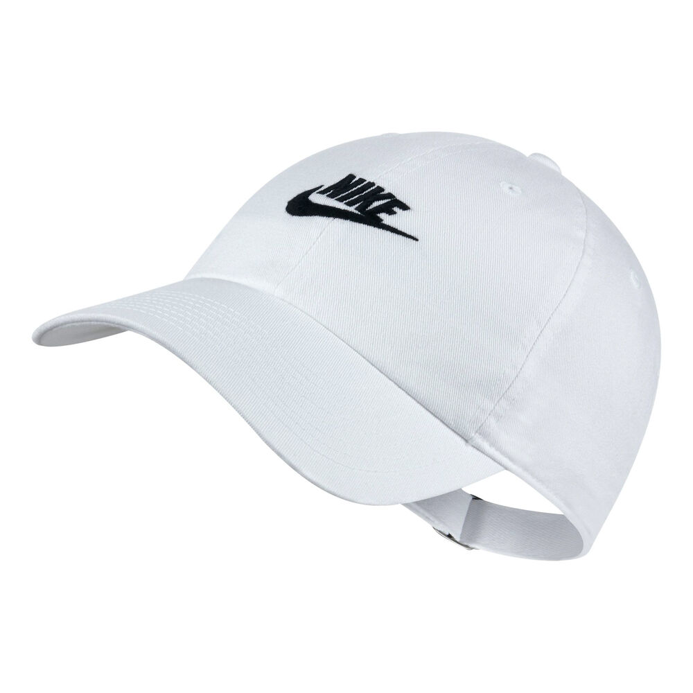 Nike Sportswear Heritage86 Futura Washed Casquette - Blanc , Noir