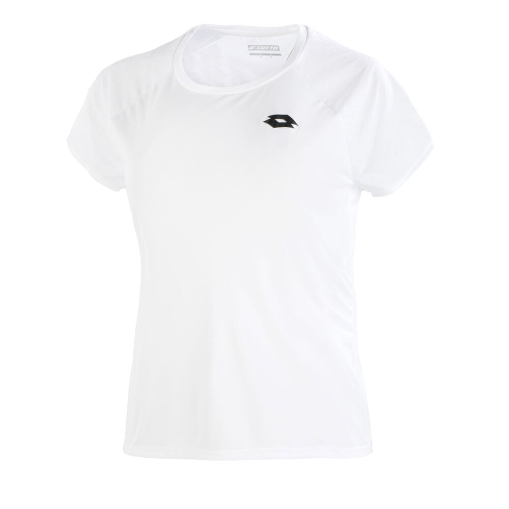 Lotto Top Ten III PL T-shirt Femmes - Blanc , Bleu Foncé