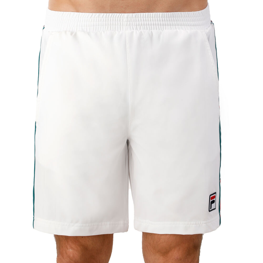 Fila Adam Shorts Hommes - Blanc , Rouge
