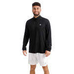 V&ecirc;tements de tennis BIDI BADU BIDI BADU Crew 2.0 Haut manches longues Hommes-noir
