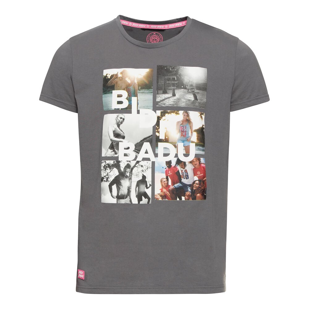 BIDI BADU Godson Lifestyle T-shirt Hommes - Gris Foncé, Multicouleur