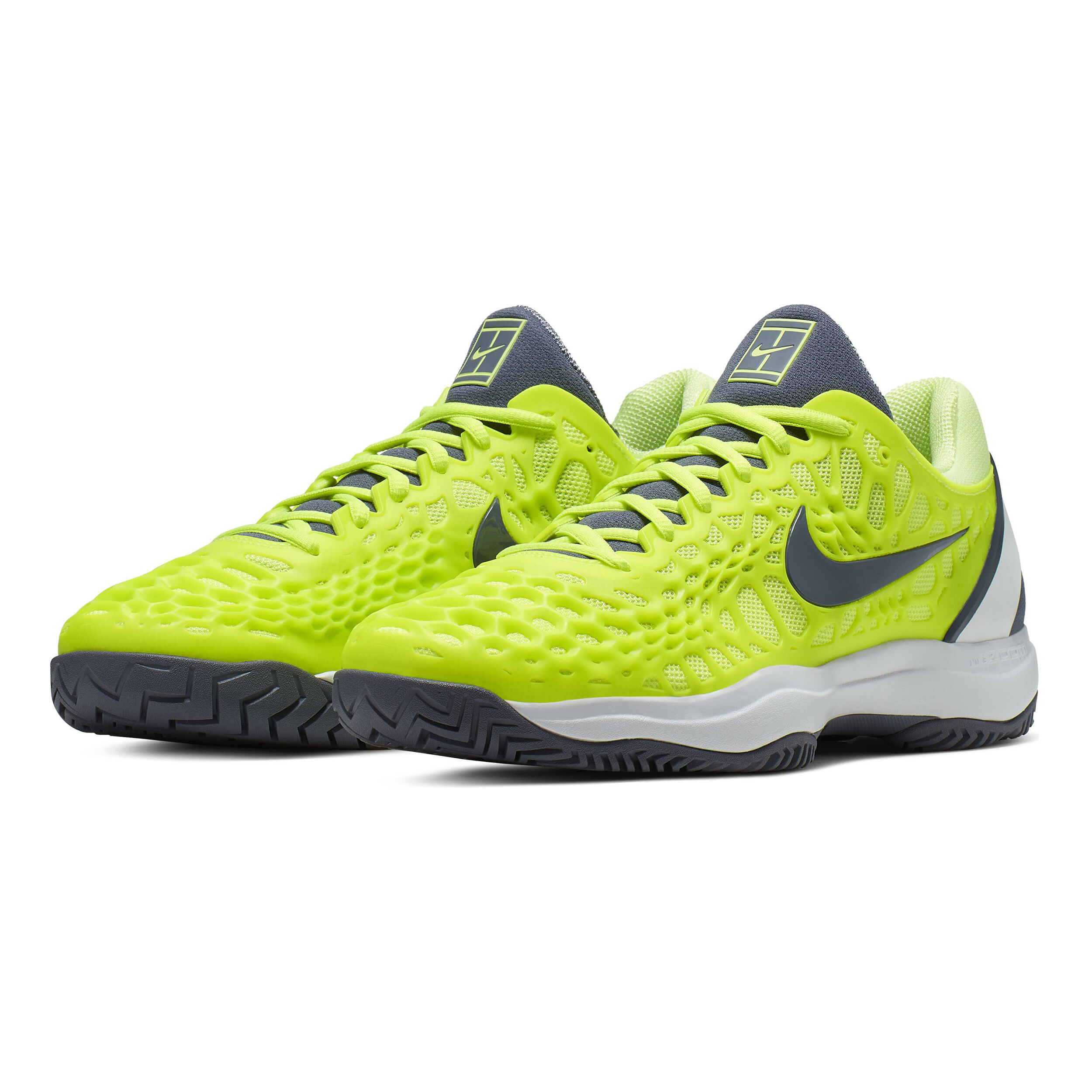 Buy Nike Zoom Cage 3 Chaussures Toutes Surfaces Hommes Jaune Citron Gris Fonce online Tennis Point FR