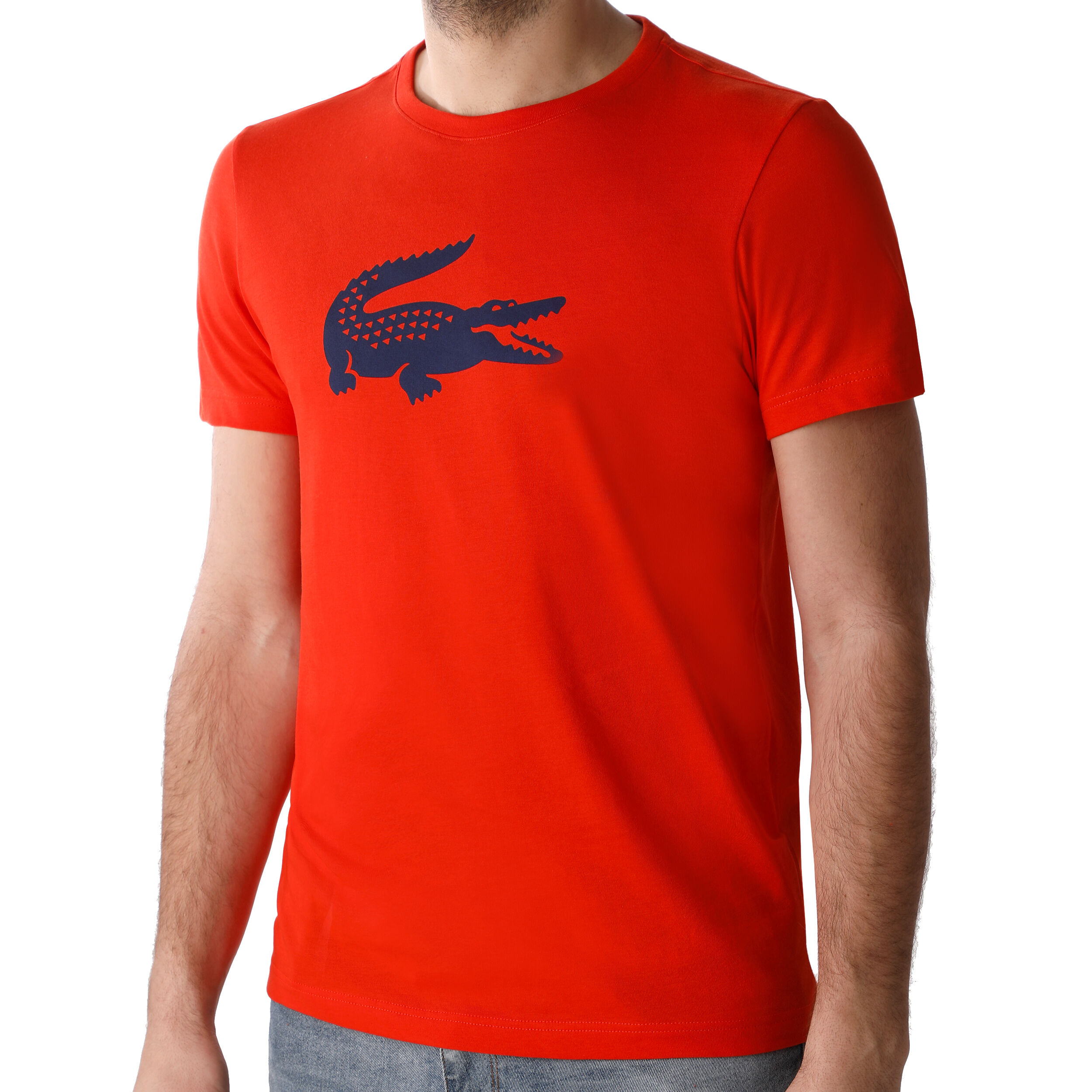 T shirt Hommes Orange Bleu