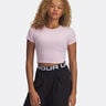 Rival Rib T-shirt Femmes-Pink
