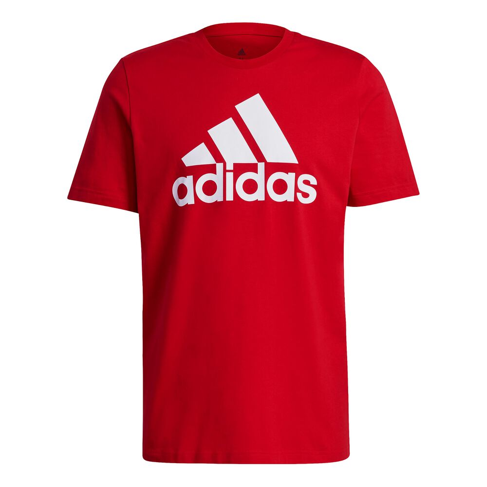adidas Big Logo T-shirt Hommes - Rouge , Blanc