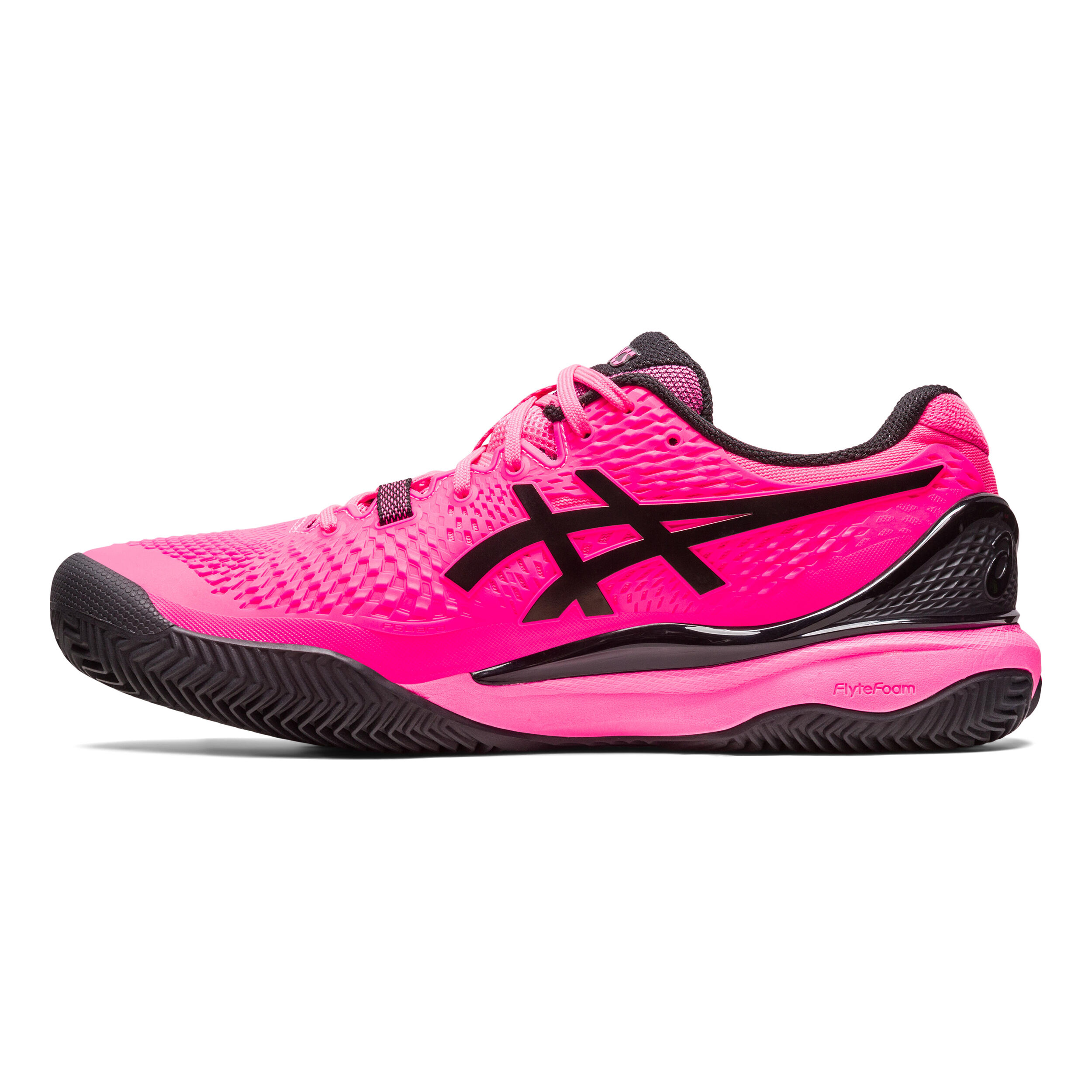 Buy ASICS Gel Resolution 9 CLAY Chaussure Terre Battue Hommes Pink Noir online Tennis Point FR