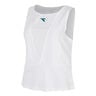 Match D&eacute;bardeur tank top Femmes-blanc