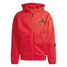Z.N.E. Full Zip Gilet en coton Hommes - rouge, 