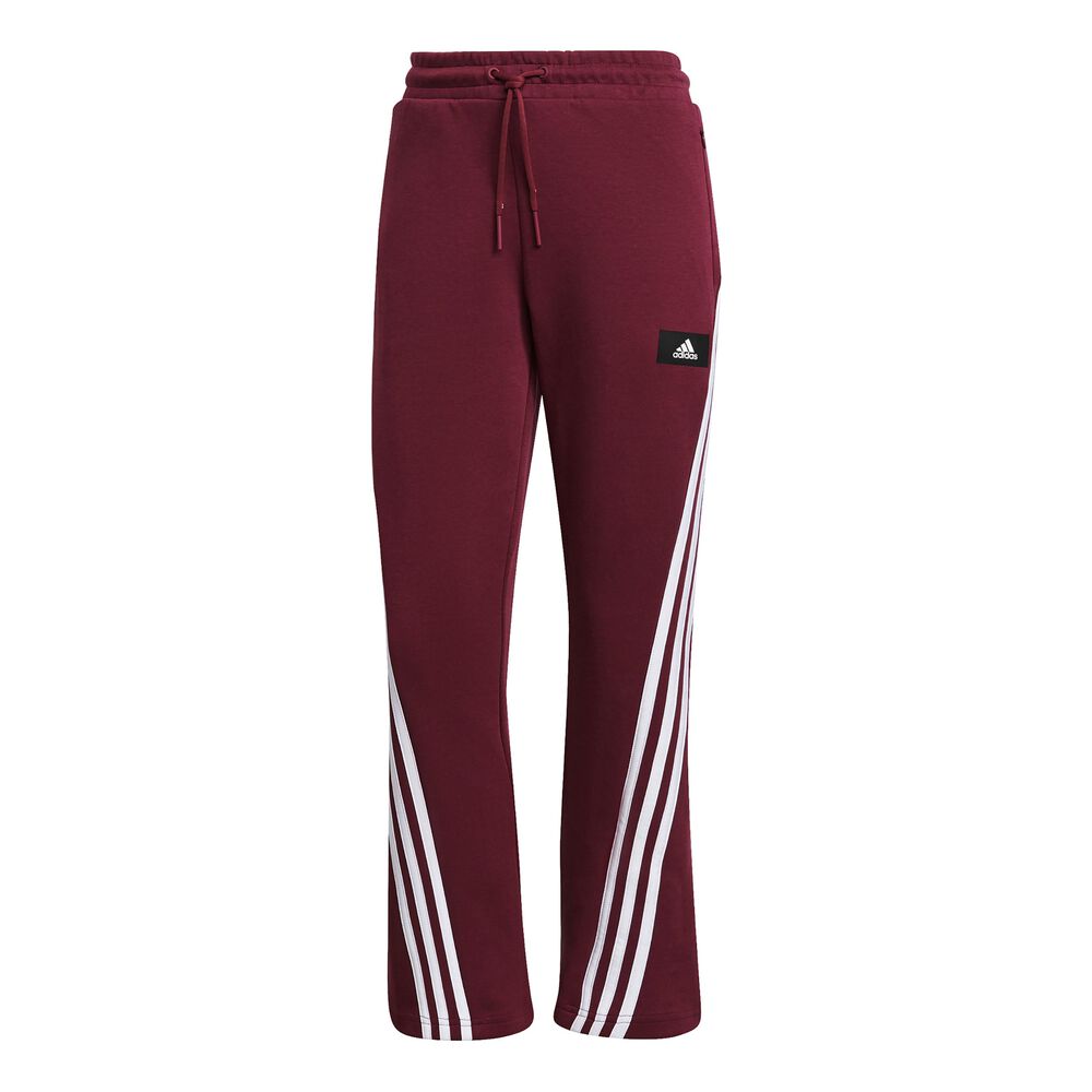 adidas Future Icon 3-Stripes Flare Pantalon Survêtement Femmes - Rouge Foncé