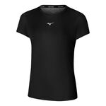 Vêtements Mizuno Mizuno Core Graphic Maillot De Course Femmes-Noir