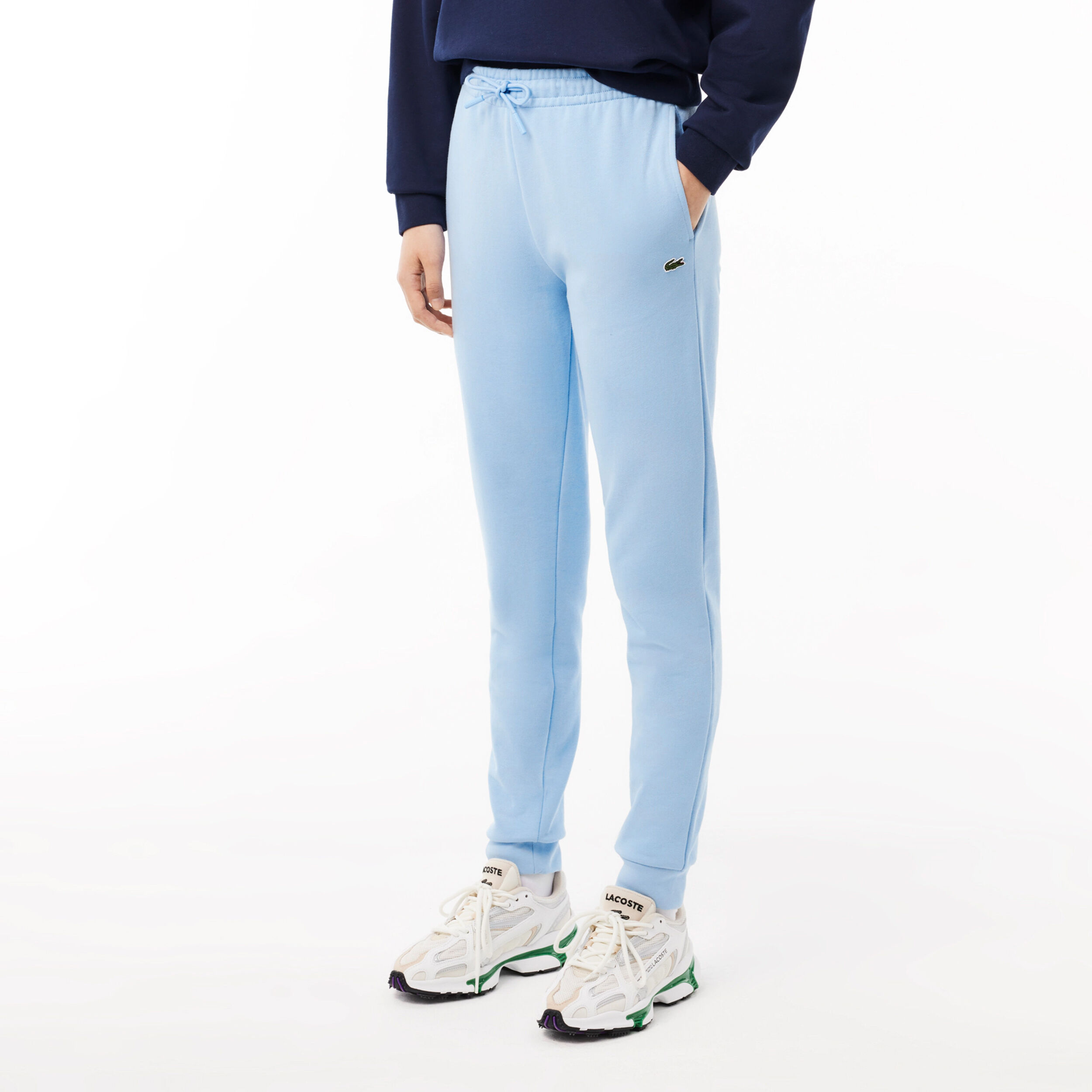 Lifestyle Fleece Pantalon Survetement Femmes Bleu Clair