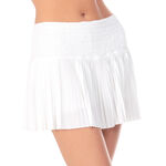 Vêtements Lucky in Love Lucky in Love Pleated Smocked 14in Jupe Femmes-Blanc