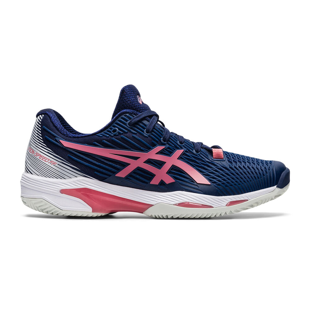Asics Solution Speed FF 2 Chaussure Terre Battue Femmes - Bleu Foncé , Multicouleur