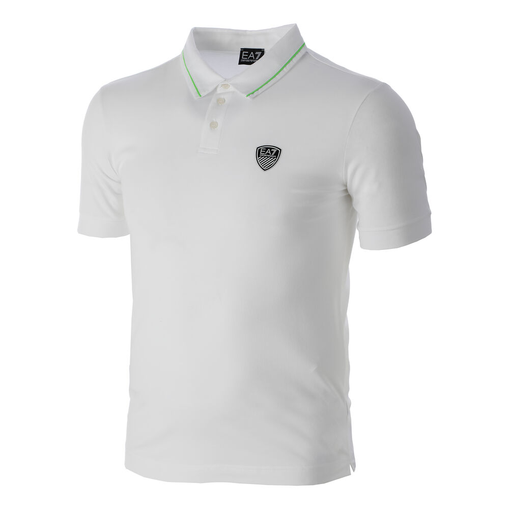 EA7 Polo Hommes - Blanc , Noir