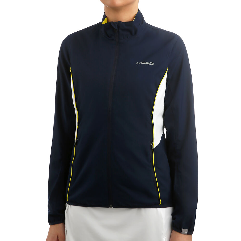 HEAD Club Veste De Survêtement Femmes - Bleu Foncé , Jaune Citron