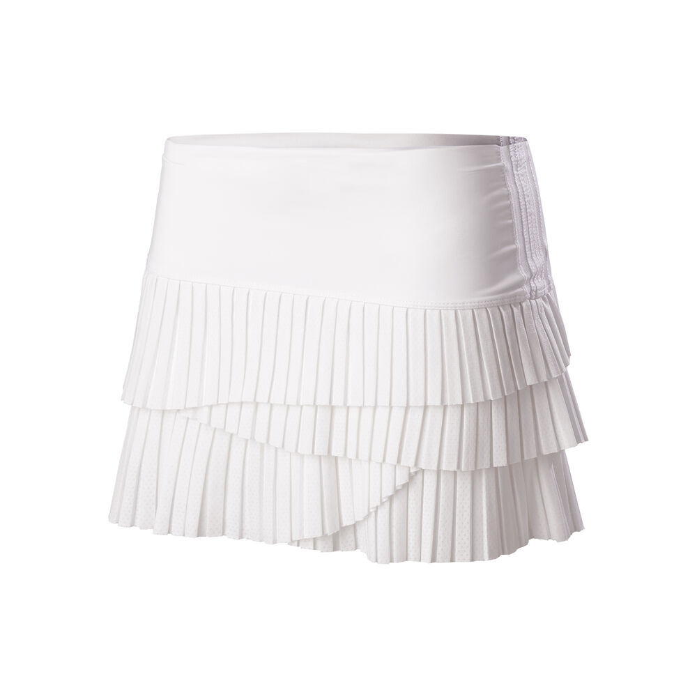 Lucky in Love Hi-Pleated Scallop Jupe Femmes - Blanc