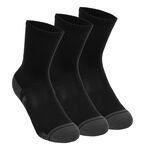 V&ecirc;tements Under Armour Under Armour Performance Tech Crew Chaussettes De Sport Pack De 3-Noir