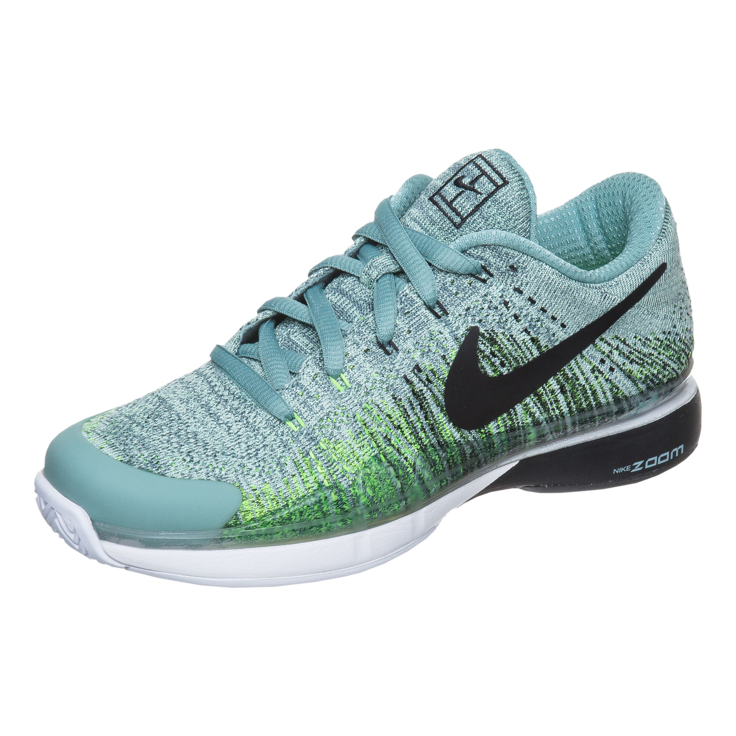 Zoom Vapor Flyknit Chaussures Toutes Surfaces Enfants Gris Noir