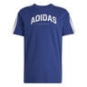 Graphic T-shirt Hommes-Bleu Foncé,Blanc