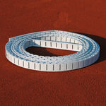 Équipement Court De Tennis Tegra Ersatz Spannlinie Ideala, Aufschlaglinie, 8,23 m lang, 5cm breit