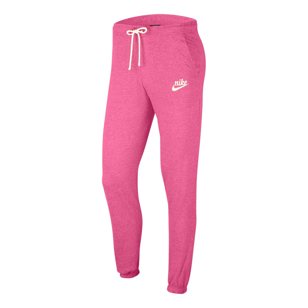 Nike Sportswear Gym Vintage Pantalon Survêtement Femmes - Pink , Crème