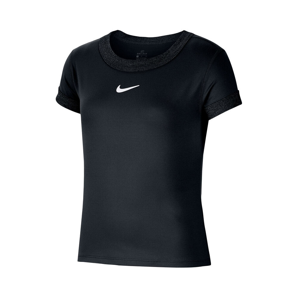 Nike Court Dry T-shirt Filles - Noir