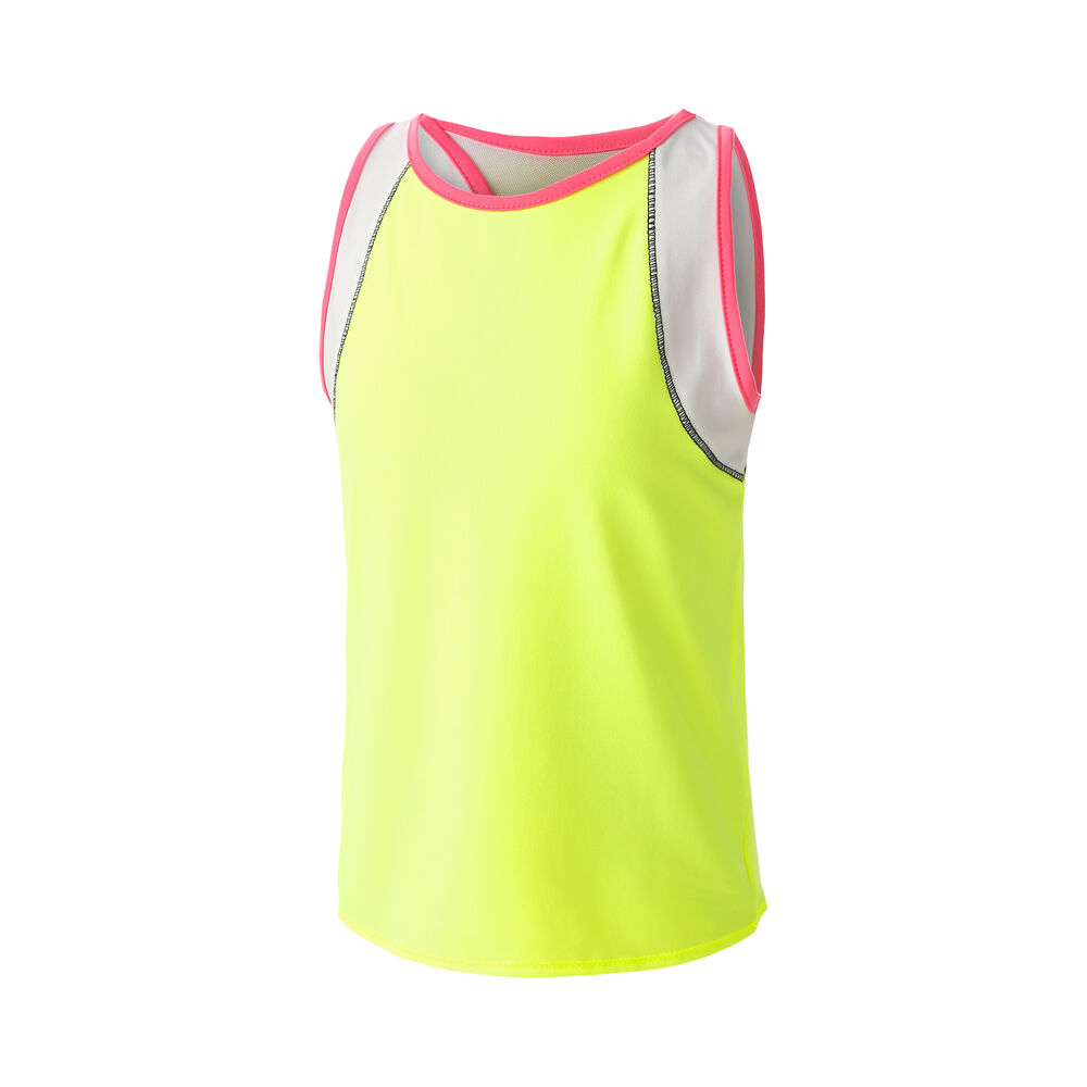 Lucky in Love Rococo Stripe Débardeur Tank Top Filles - Jaune , Blanc