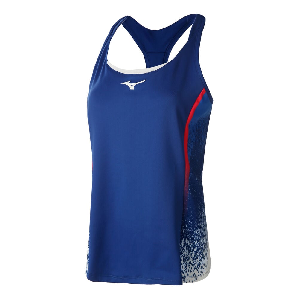 Mizuno Printed Femmes - Bleu , Blanc